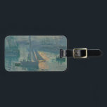 Monet Sunrise Marine Impressionismus Gemälde Gepäckanhänger<br><div class="desc">Claude Monets Gemälde Sunrise (Marine) ist ein berühmtes Gemälde des französischen Impressionisten Claude Monet aus dem Jahr 1872. Sunrise (Marine) wurde in der Luft gemalt,  oder "im Freien" und zeigt seine informellen und spontanen Pinselstriche.</div>