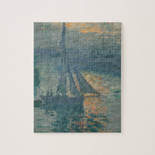 Monet Sunrise Marine Impressionismus Gemälde Puzzle