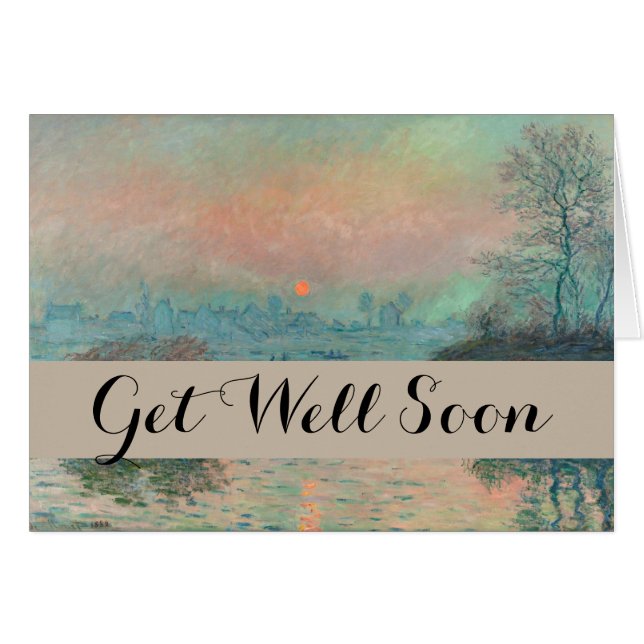 Monet Sunset Seine Frische Pasta machen (Vorderseite (Horizontal))