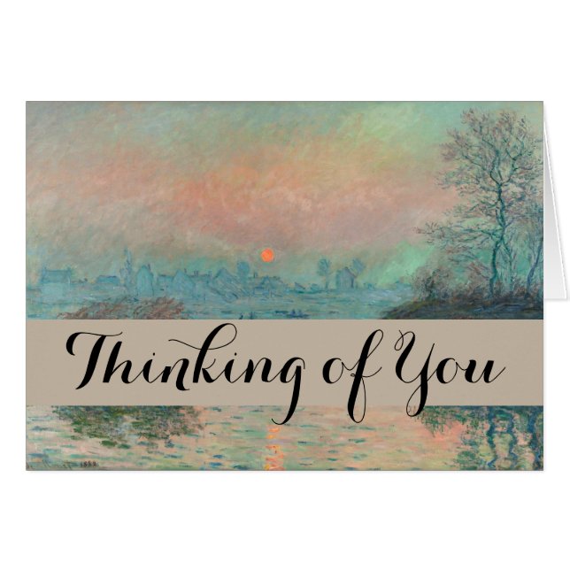 Monet Sunset Seine Frische Pasta machen (Vorderseite (Horizontal))