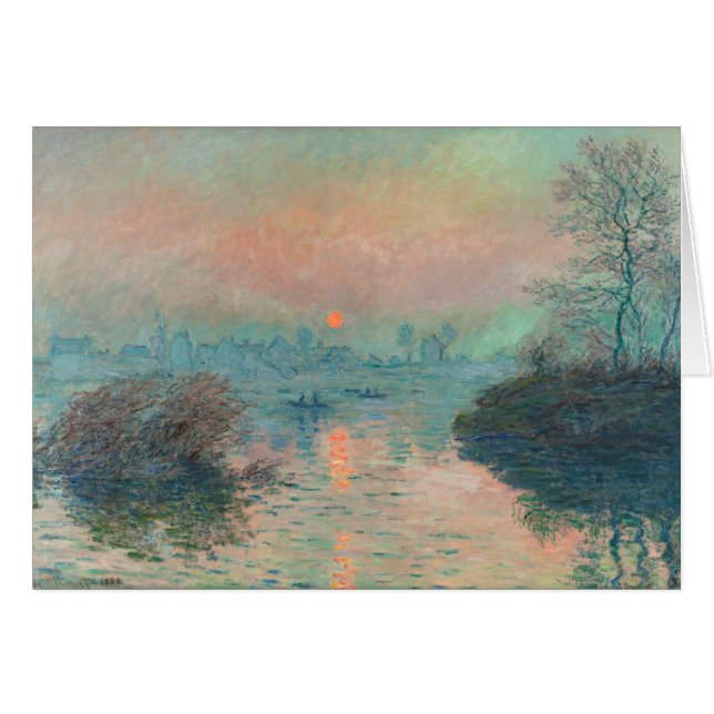Monet Sunset Seine Frische Pasta machen (Vorderseite (Horizontal))