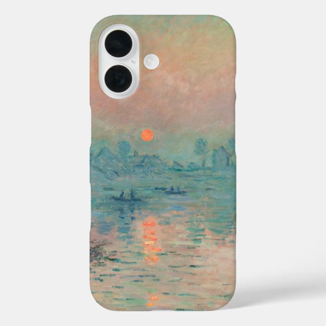 Monet Sunset Seine Frische Pasta machen Case-Mate iPhone Hülle (Rückseite)