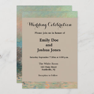 Monet Sunset Seine Frische Pasta machen Einladung