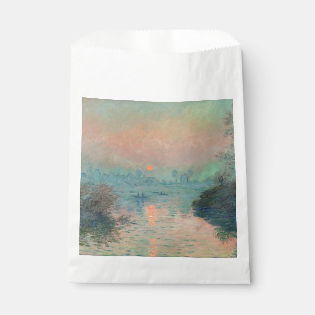 Monet Sunset Seine Frische Pasta machen Geschenktütchen (Vorderseite)