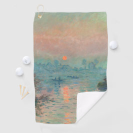 Monet Sunset Seine Frische Pasta machen Golfhandtuch