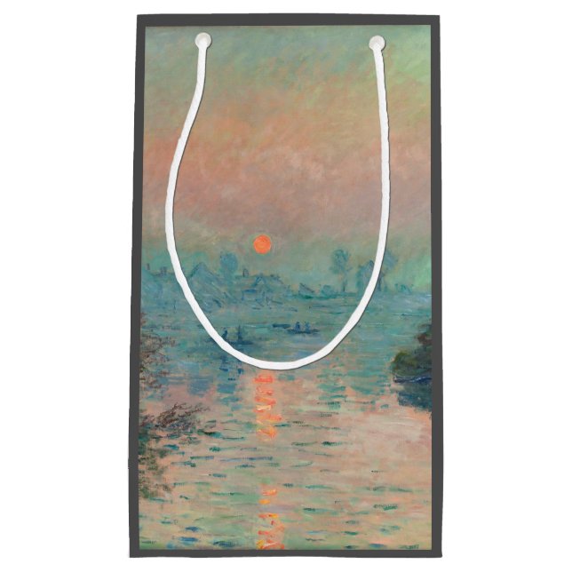 Monet Sunset Seine Frische Pasta machen Kleine Geschenktüte (Vorderseite)