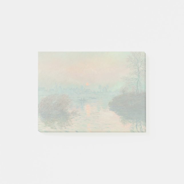 Monet Sunset Seine Frische Pasta machen Post-it Klebezettel (Vorderseite)