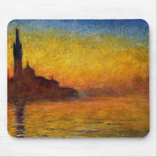Monet Sunset Venedig Frische Pasta machen Mousepad
