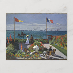 Monet - Terrasse auf Sainte Adresse Postkarte
