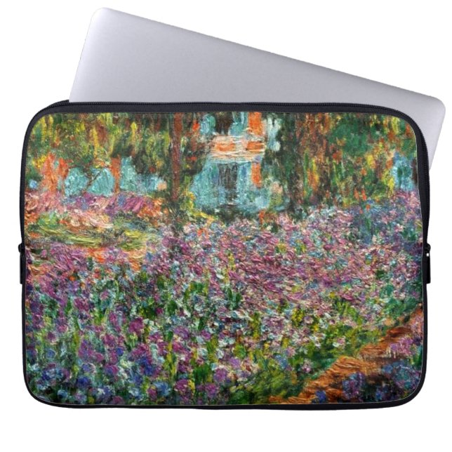 Monet The Artist's Garden Laptopschutzhülle (Vorderseite)
