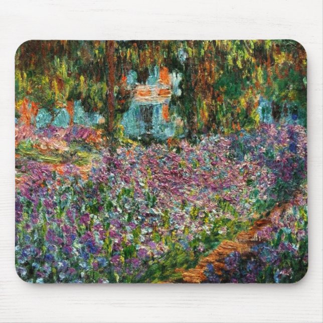 Monet The Artist's Garden Mousepad (Vorne)