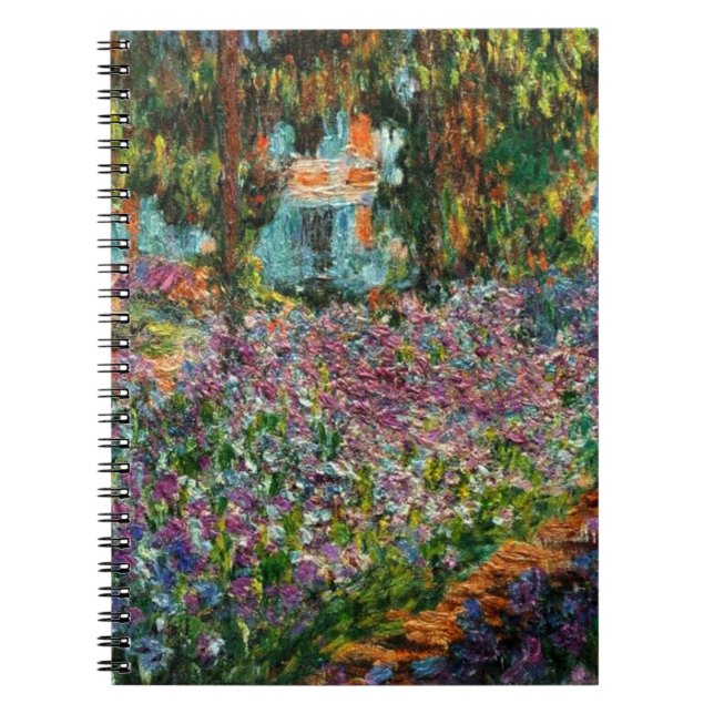 Monet The Artist's Garden Notizblock (Vorderseite)