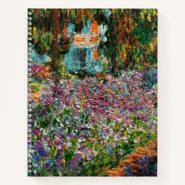 Monet The Artist's Garden Notizbuch (Vorderseite)