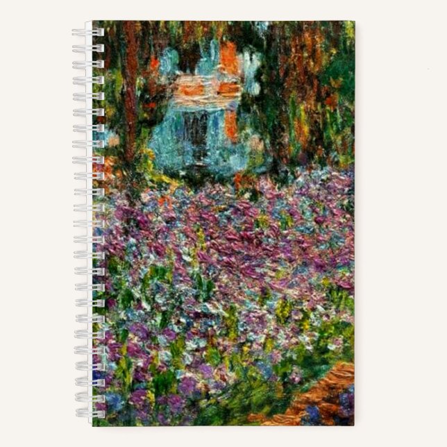 Monet The Artist's Garden Notizbuch (Vorderseite)
