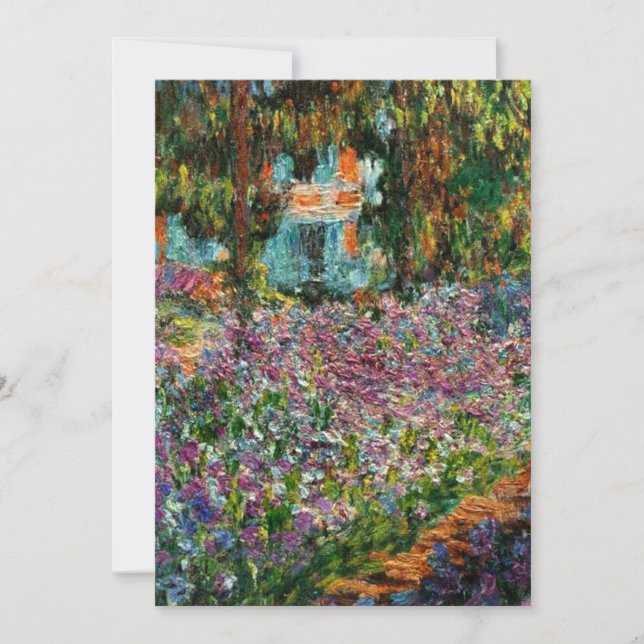 Monet The Artist's Garden Save The Date (Vorderseite)