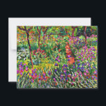 Monet - The Iris Garden at Giverny Karte<br><div class="desc">The Iris Garden at Giverny,  schönes Kunstwerk von Claude Monet</div>