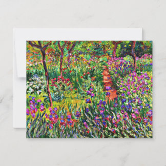 Monet - The Iris Garden at Giverny Karte