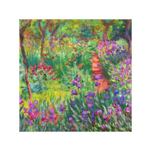 Monet "The Iris Garden at Giverny" Leinwanddruck