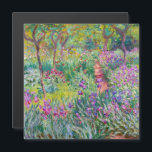 Monet - The Iris Garden at Giverny Magnetic Card Magnetkarte<br><div class="desc">The Iris Garden at Giverny / The Artist's Garden at Giverny - Claude Monet,  1899-1900</div>