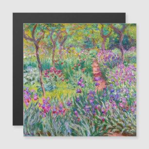 Monet - The Iris Garden at Giverny Magnetic Card Magnetkarte