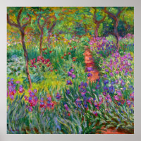 Monet "The Iris Garden at Giverny"