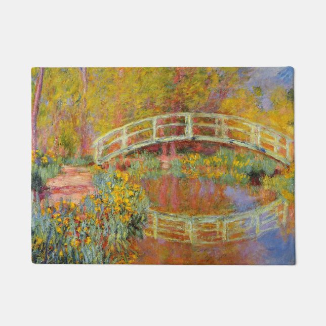 Monet - The Japanese Bridge, 1896,  Fußmatte (Vorderseite)