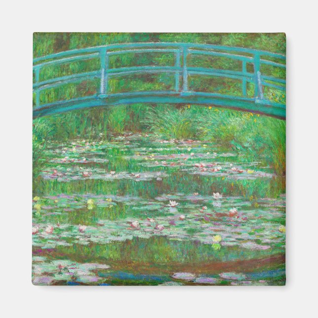 Monet The Japanese Footbridge Magnet (Vorne)