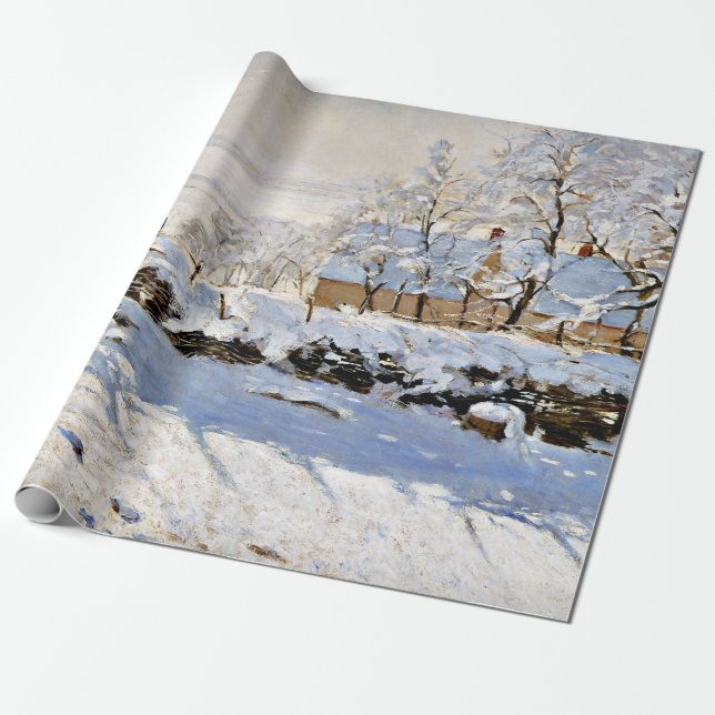 Monet - The Magpie Geschenkpapier (Ungerollt)