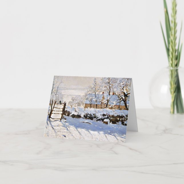Monet - The Magpie Karte (Vorderseite)