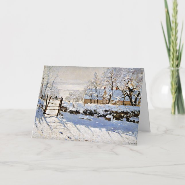 Monet - The Magpie Karte (Vorderseite)