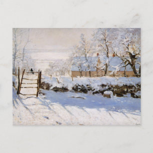 Monet - The Magpie Postkarte