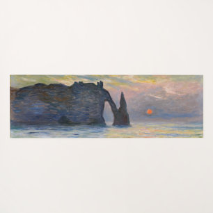 Monet - The Manneport, Cliff at Etretat, Sunset Yogamatte