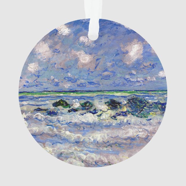 Monet - The Wave, berühmtes Bild, Ornament (Rückseite)