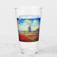 Monet Tulips Windmill