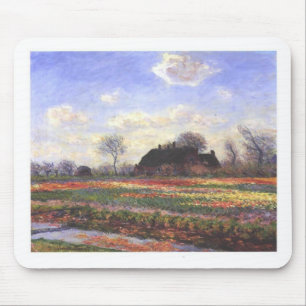 Monet-Tulpenfelder in Sassenheim-1886 Mousepad