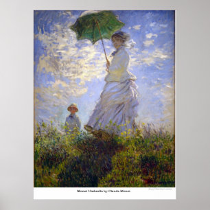 Monet Umbrella von Claude Monet Poster