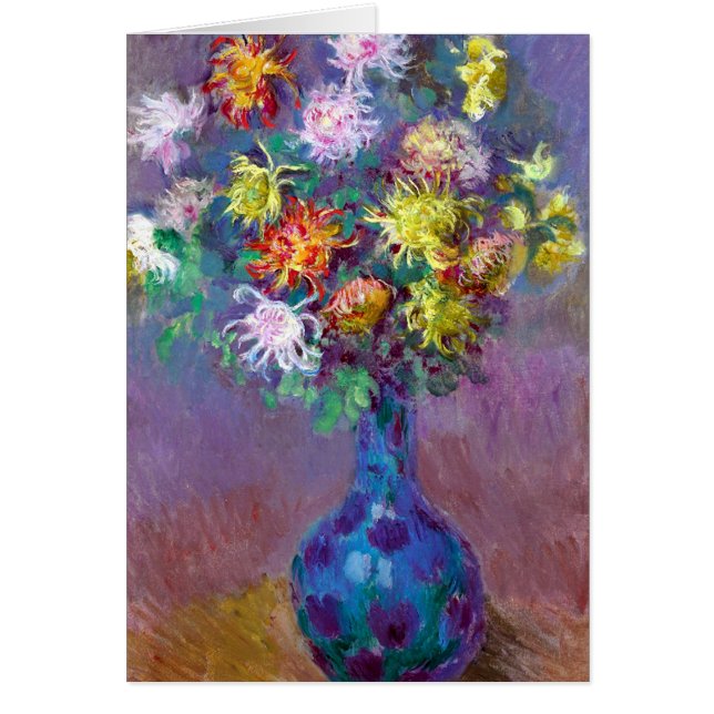 Monet Vase de Chrysanthemes Flowers (Vorne)
