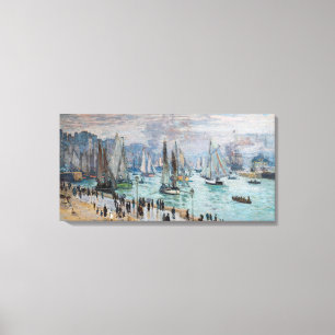 Monet - Verlassend Fischereifahrzeuge des Hafens L Leinwanddruck