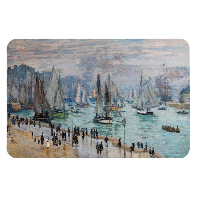 Monet - Verlassend Fischereifahrzeuge des Hafens L Magnet (Horizontal)