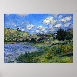 Monet - Vetheuil, Landschaft Poster