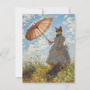 Monet Vintage Art Postkarte