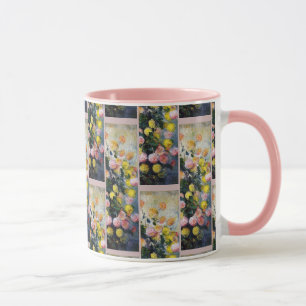 Monet Vintage-blumen Blumen gelbe Dahlien Tasse