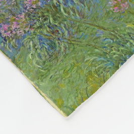 Monet Vintage-Blumengarten-Vase Bouquet berühmt Fleecedecke