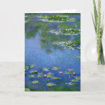 Monet Wasser-Lilien Karte<br><div class="desc">Monet Wasser-Lilien</div>