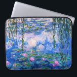 Monet Wasser-Lilien-Laptop-Hülse Laptopschutzhülle<br><div class="desc">Monet Wasser-Lilien-Laptop-Hülse. Ölmalerei auf Leinwand ab 1916. Monet malte seinen berühmten Wasserlilienteich besessen während der letzten Jahre seiner Karriere und zeichnete Inspiration vom Licht der Sonne und sein verschiebeneffekt auf das Wasser und die WasserBlumen und das Laub. Diese Malerei kennzeichnet einen vibrierenden Gebrauch von Rosa, Blues und Purpur und macht...</div>