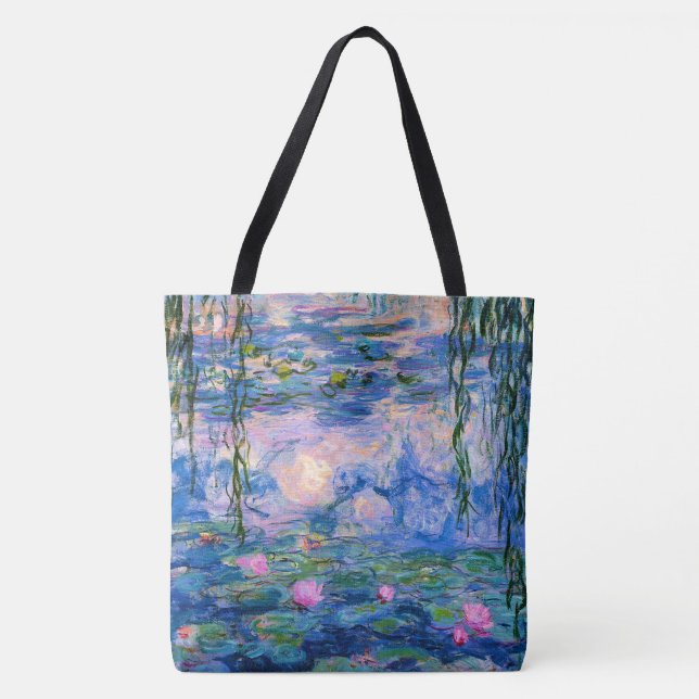 Monet Wasser-Lilien mit Teich-Reflexionen (Vorderseite)