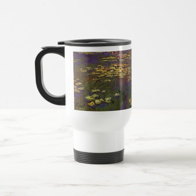 MONET Wasser-Lilien NoSpill Reise 1920 M Reisebecher (Links)