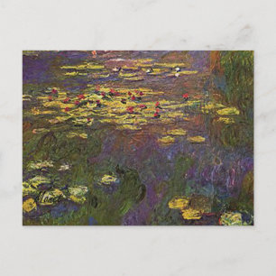 MONET Wasser-Lilien-Postkarte 1920 Postkarte