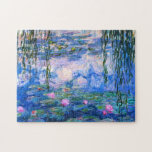 Monet Wasser-Lilien-Puzzlespiel Puzzle<br><div class="desc">Monet Wasser-Lilienpuzzlespiel. Ölmalerei auf Leinwand ab 1916. Monet malte seinen berühmten Wasserlilienteich besessen während der letzten Jahre seiner Karriere und zeichnete Inspiration vom Licht der Sonne und sein verschiebeneffekt auf das Wasser und die WasserBlumen und das Laub. Diese Malerei kennzeichnet einen vibrierenden Gebrauch von Rosa, Blues und Purpur und macht...</div>