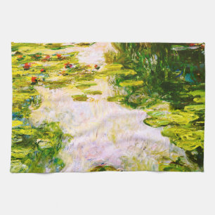 Monet Wasser-Lilien-schöne Kunst 1917-1919 Küchentuch